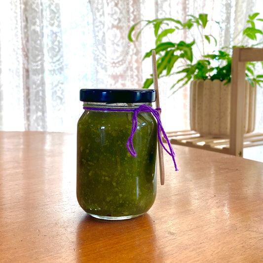 Mini lime body scrub