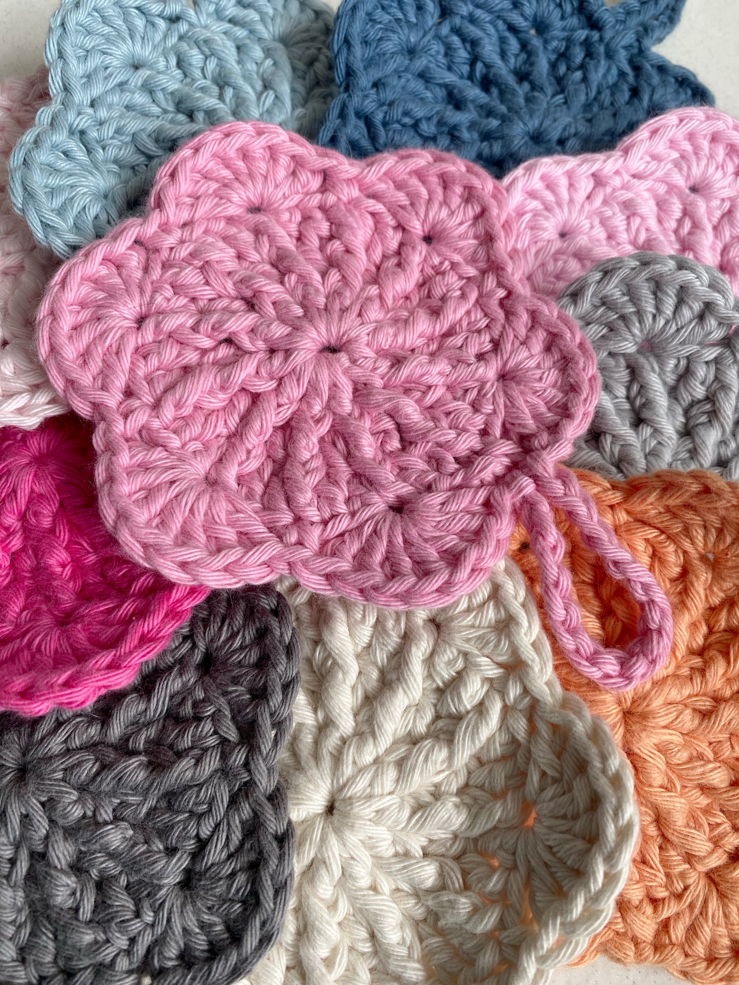 Cotton face scrubbies