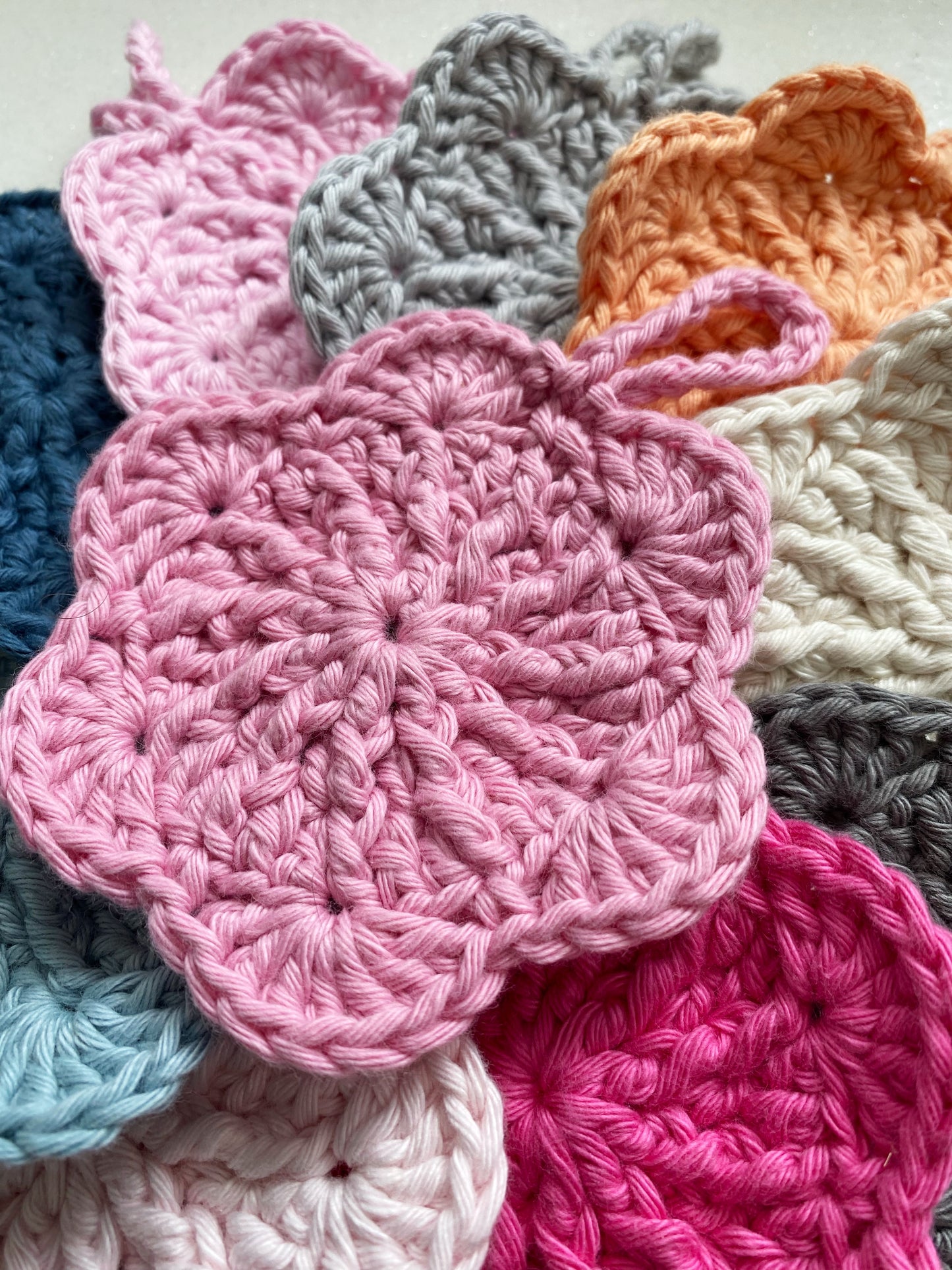 Cotton face scrubbies